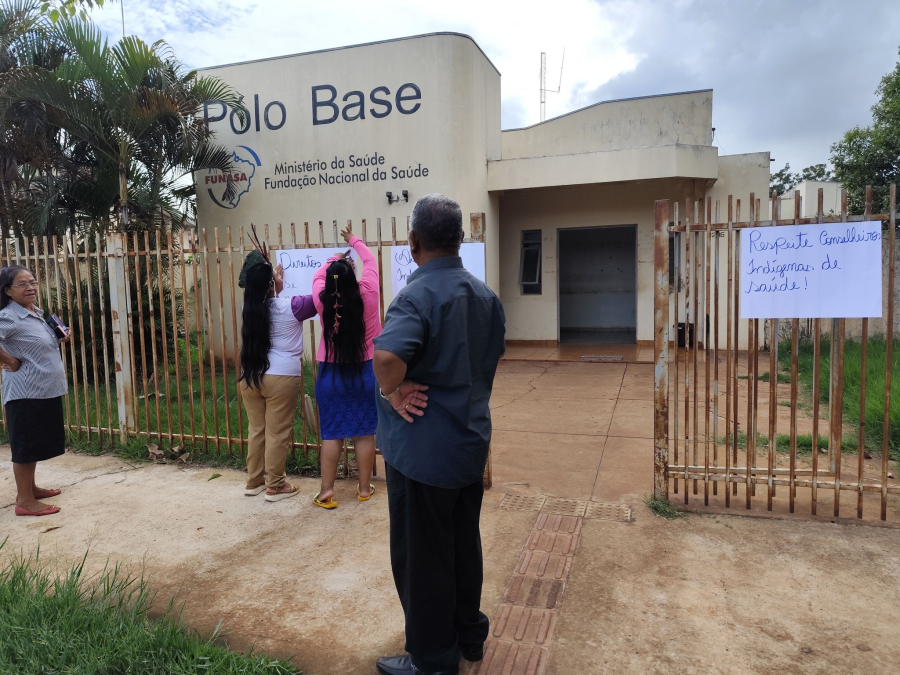 Ocupação do Polo Base de Saúde Indígena em Caarapó